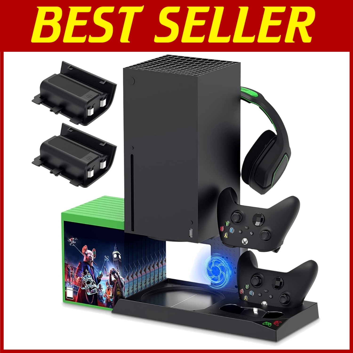 Xbox Series X Charging Dock with Batteries