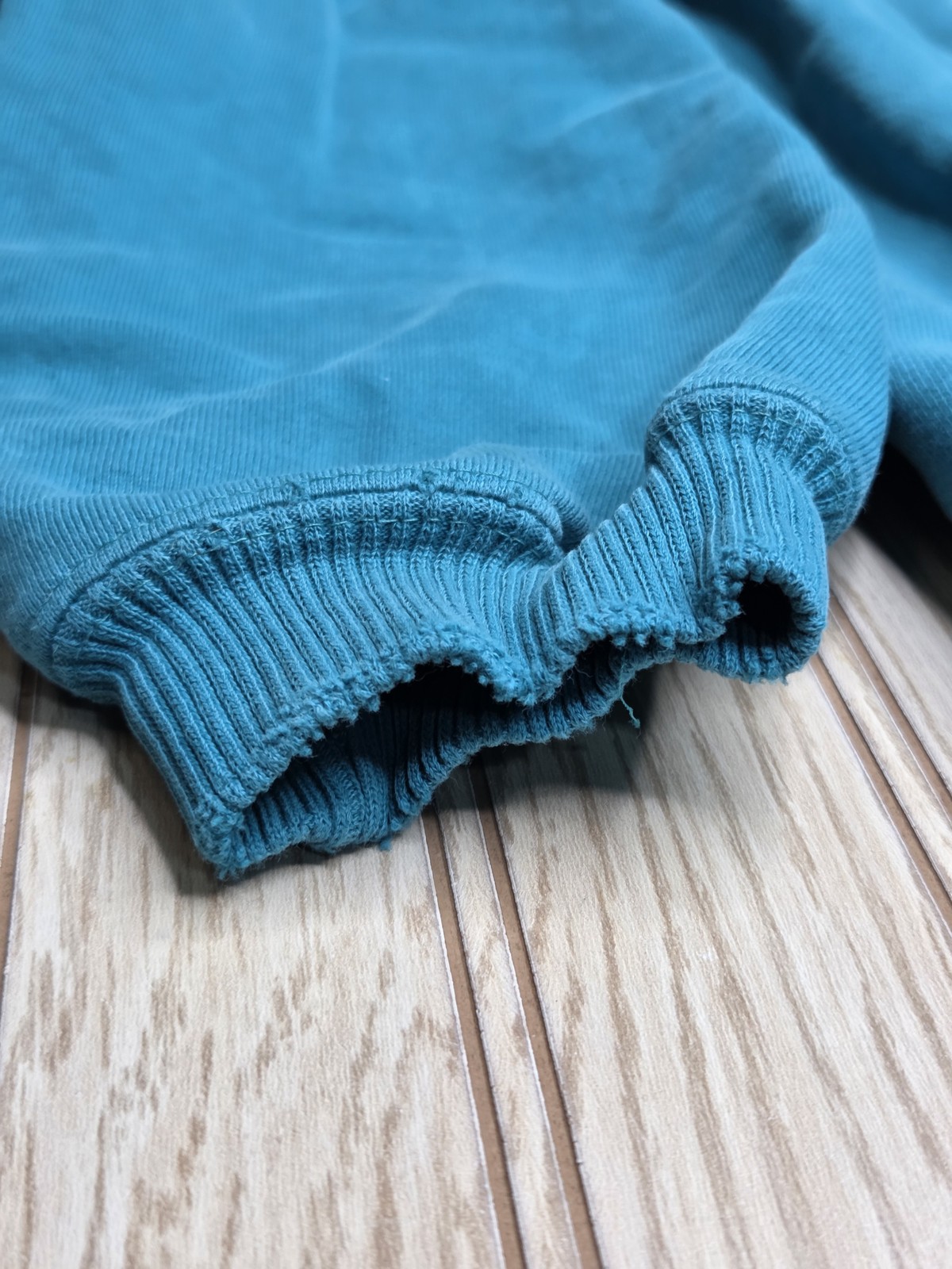 Vintage Izod Lacoste Sweatshirt Men's Large Teal Crewneck Shirt USA thumbnail 6