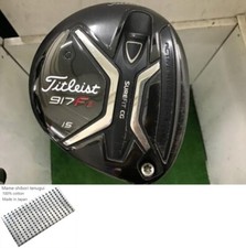 Titleist 917 F2 3w 15 Degree Stiff Fairway Wood FW TOUR AD TP-7 Excellent