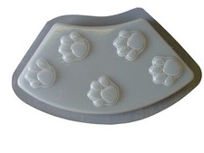 Molde de hormigón con borde curvo estampado de pata 5025 Moldcreations