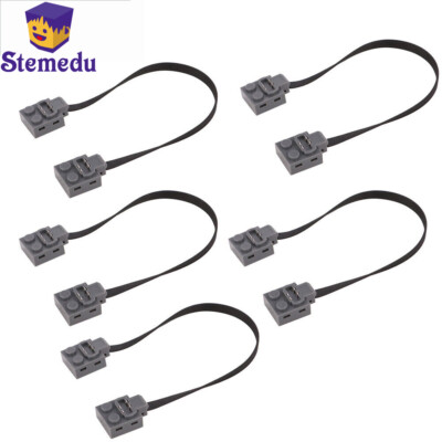 5PCS Power Function Extension Wire Line for Lagoeds Tech-nic MOC Servo Motor