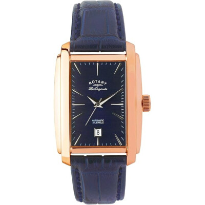 Rotary Unisex le90014/05 Analog Display Swiss Automatic Blue Watch Swiss made.