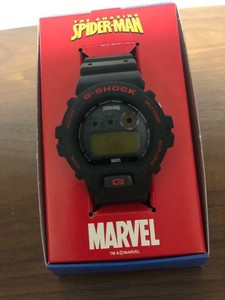 casio spider man watch