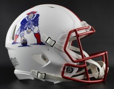 NEW ENGLAND PATRIOTS NFL Full Size REPLICA Throwback Football Helmet