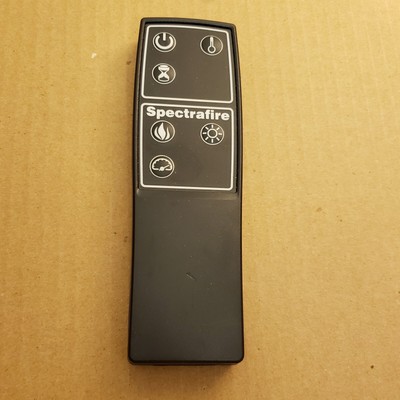SpectraFire Electric Fireplace Remote Control Original Black RC