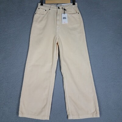 NEW BDG High Wide Corduroy Pants Women's 29 Cream Baggy