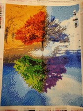 Diamond Art Completed / Seasons Tree / 40x50cm NEW