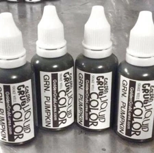 NEW 1 OZ. GREEN PUMPKIN Liquid Color Fishing Soft Plastic Bait Plastisol