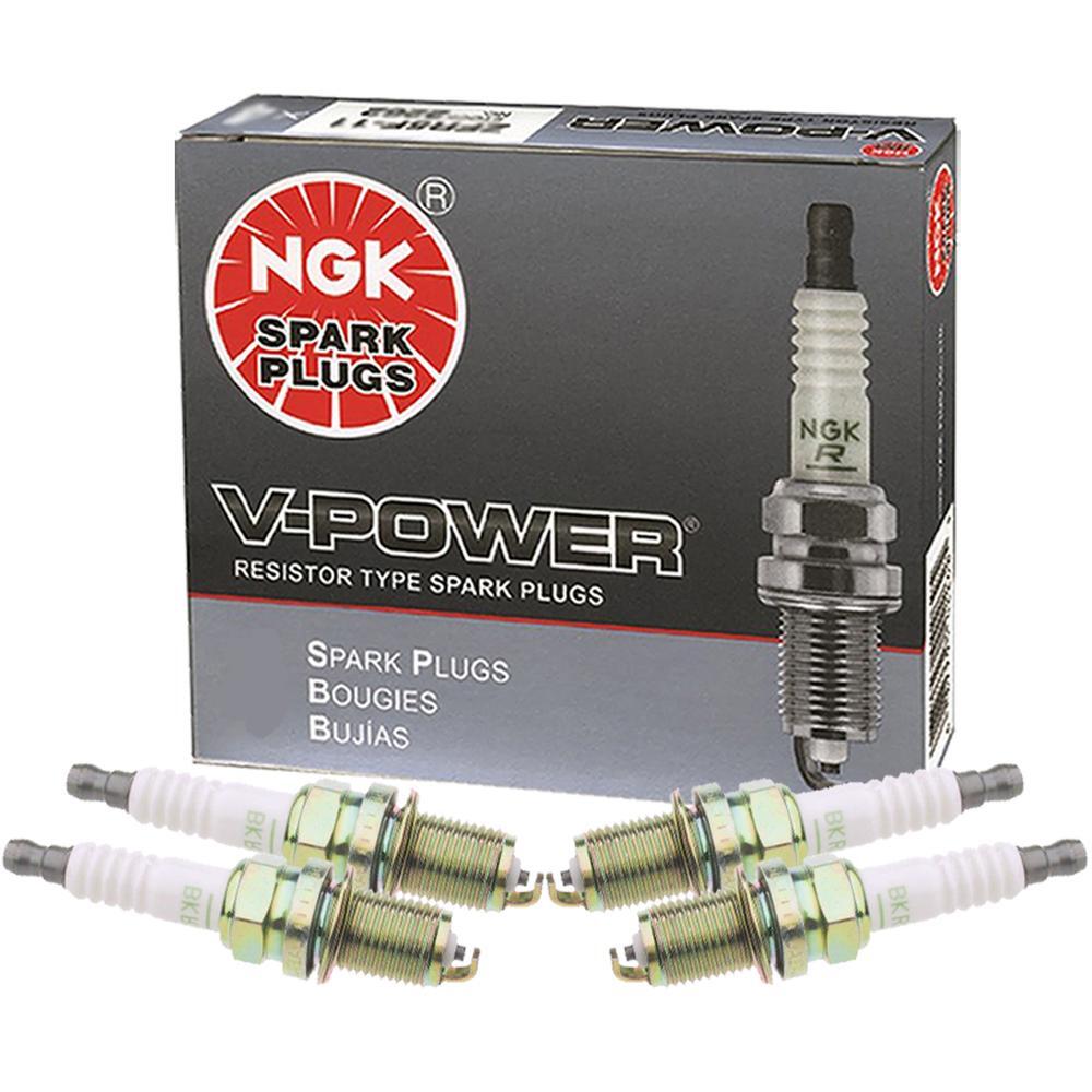 For Toyota Audi 90 100 4 X New NGK V Power Resistor Spark Plugs BKR6E