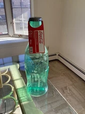 Large Cola Bottle Piggy Bank Coin Storage Box Coke Kids Tall Money Safe Decor