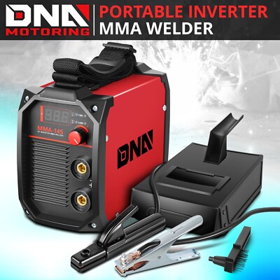 Portable MMA Welder Welding Machine IGBT Inverter 110V/220V 140A Flux Core Red