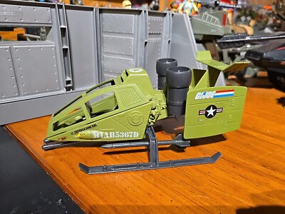 Gi Joe Sky Hawk VTOL 1984 Complete Repaired Vintage Hasbro 3.75 80s Toy