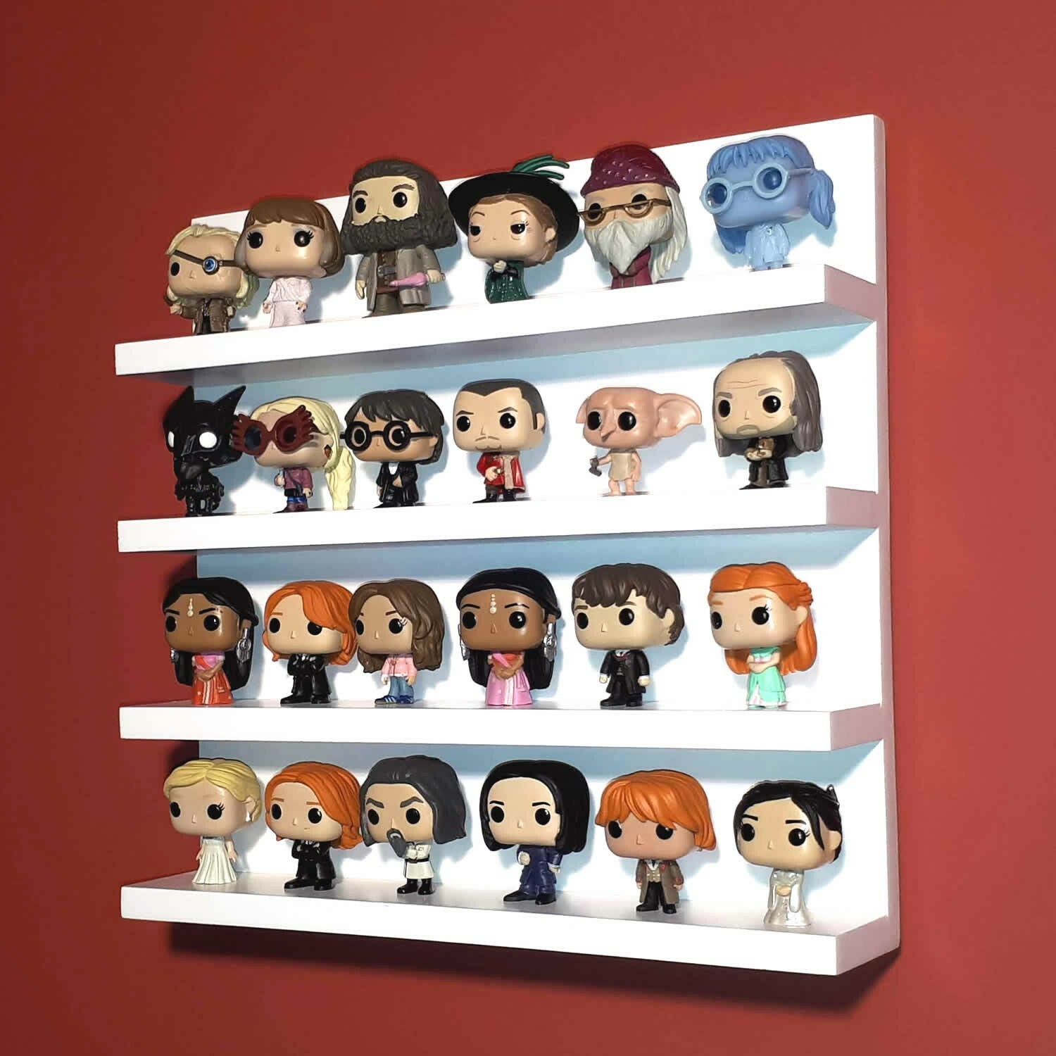 Étagère blanche pour Calendrier de l'Avent Pocket POP rangement figurine