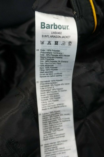 barbour aragon jacket