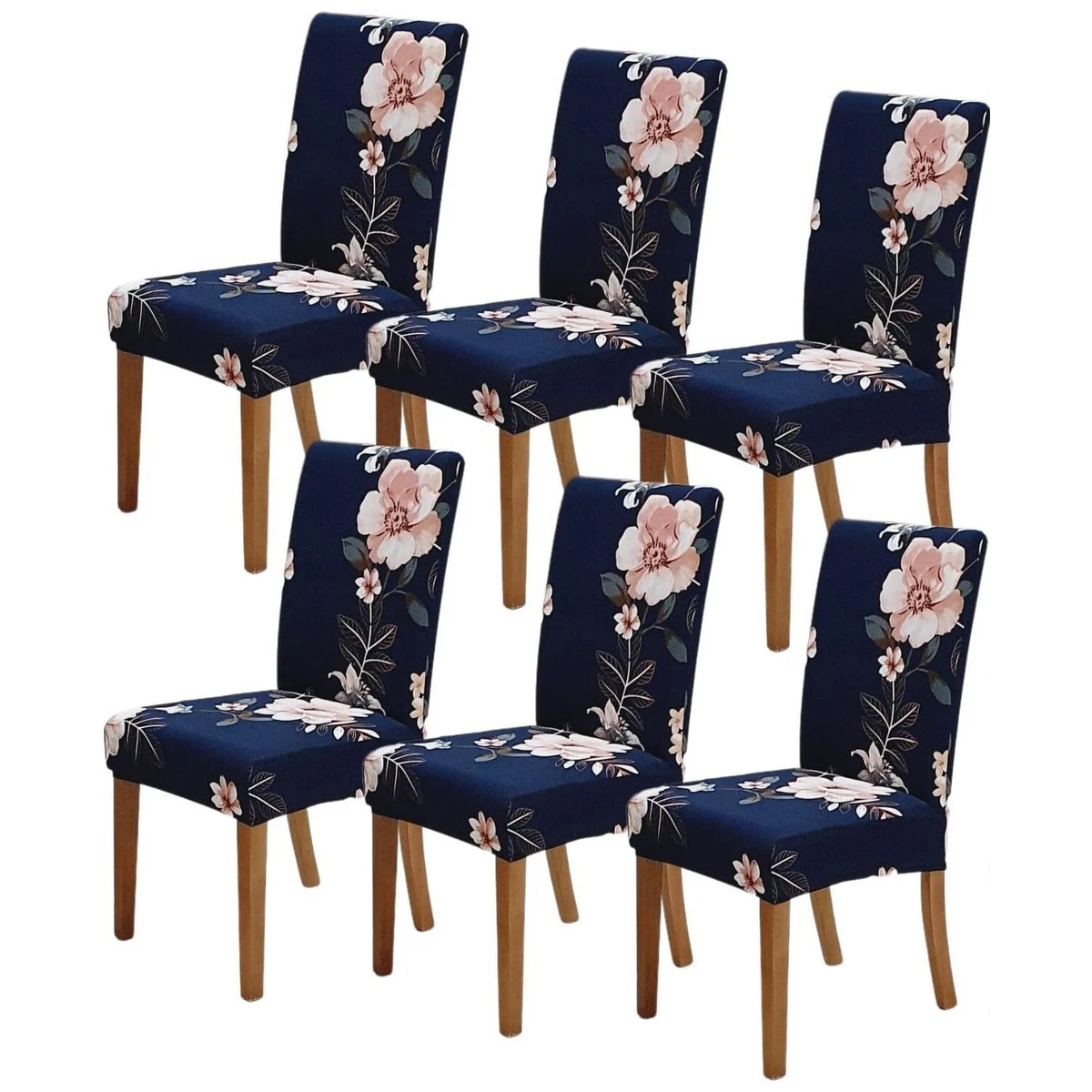 Covers for Dining Room Stretch Dining Chair Cover Washable Chair Slipcovers 6Pcs