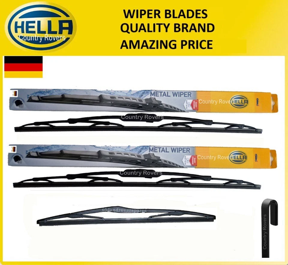 LAND ROVER FREELANDER 1996 A 2006 LIMPIAPARABRISAS HELLA DELANTERO CON CALIDAD TRASERO Foto 2 de 4