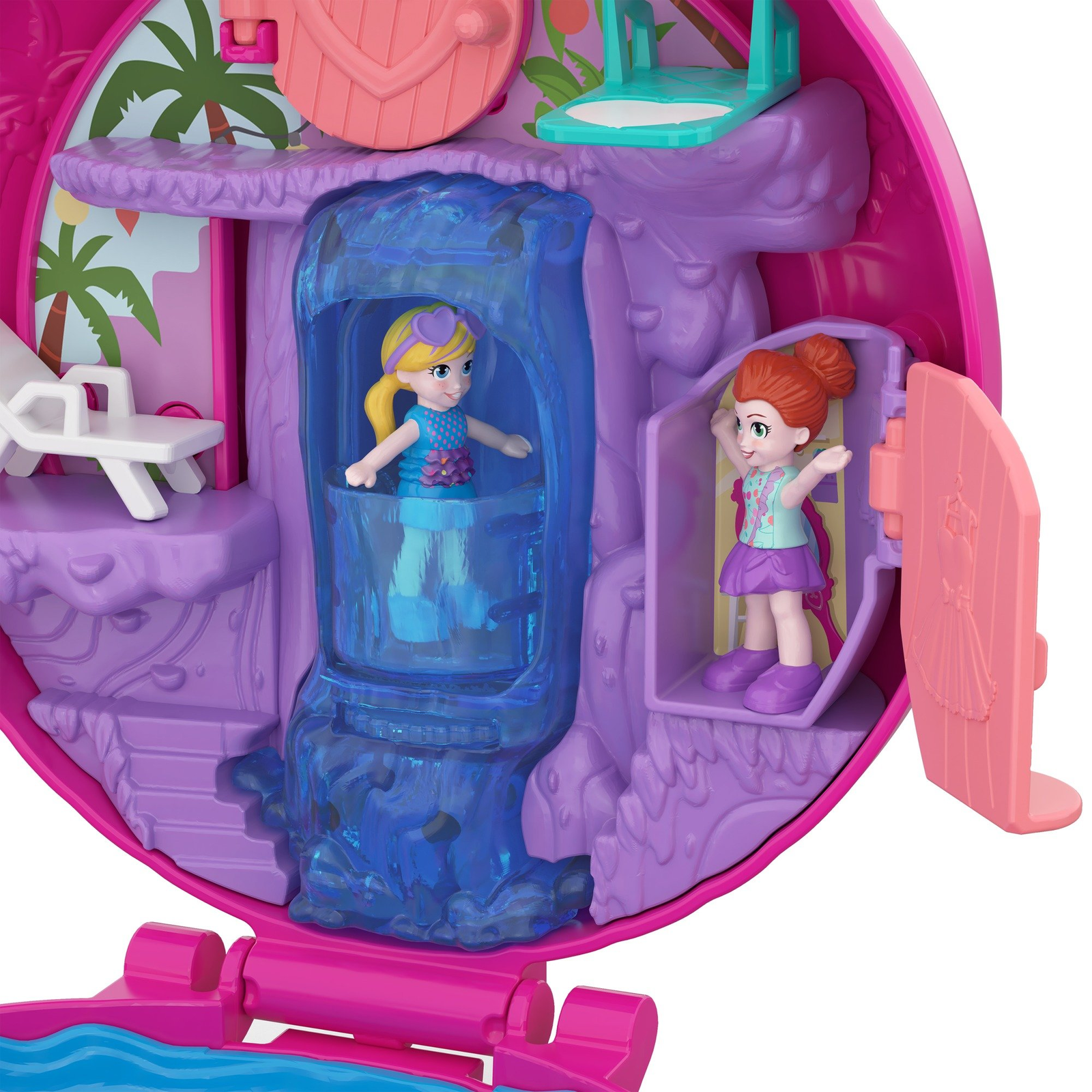 polly pocket pocket world flamingo floatie