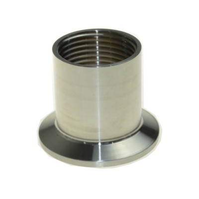 DN25 1 '' Sanitary Female Threaded 1.5''  Ferrule Pipe Tri Clamp Type SS304