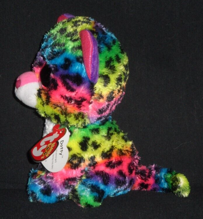 Beanie Boo Dotty Transparent Dotty Plush Pillow Squish Ty Beanie