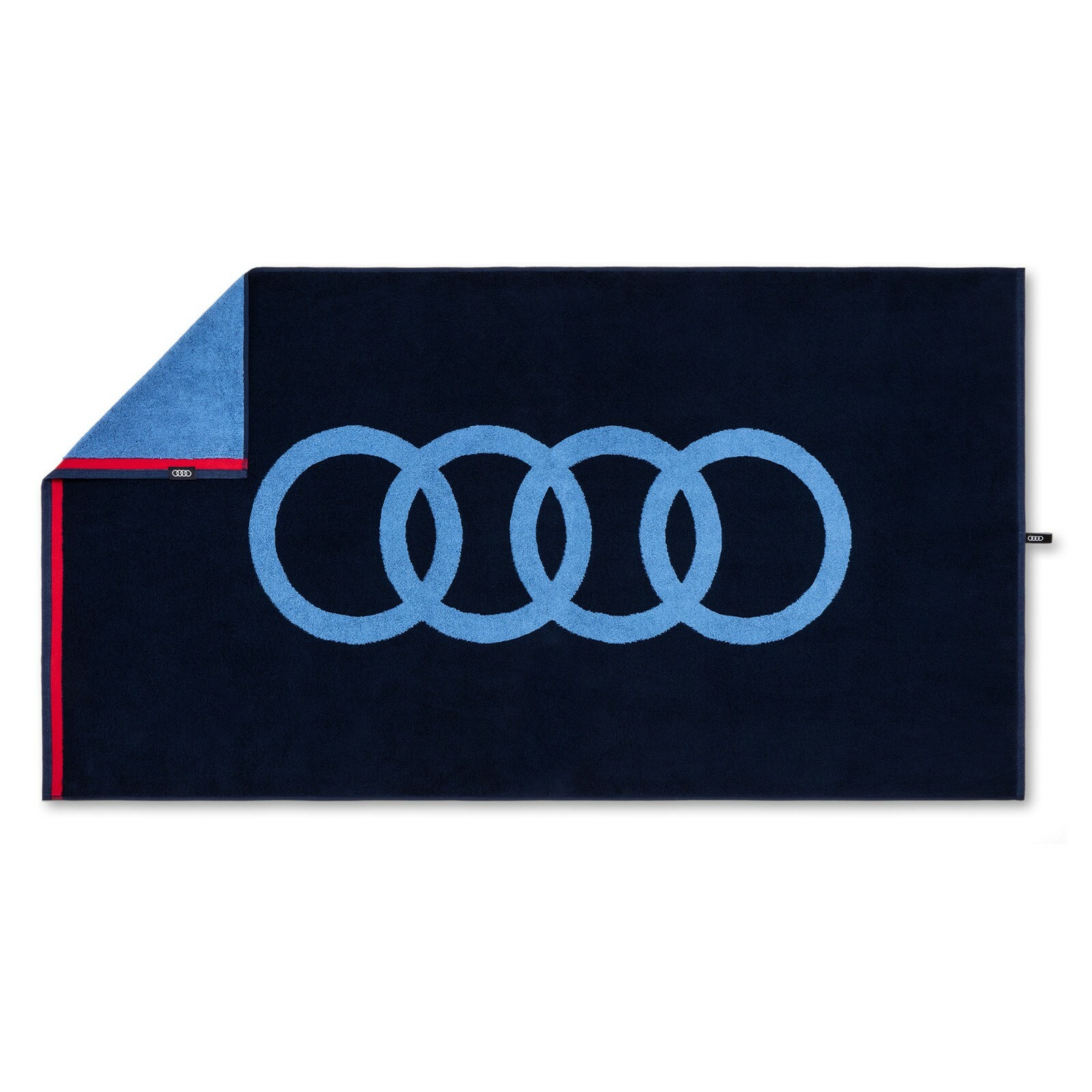 Audi Handtuch 80x150cm Blau Duschtuch Towel Badehandtuch 3132100400
