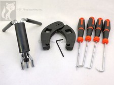 Skid steer-Compact tractor loader cylinder tool kit, Gland Wrench Seal Installer