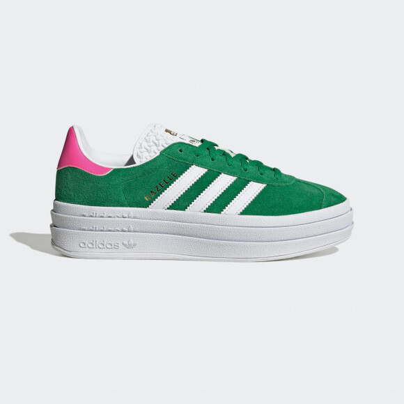 Adidas Gazelle Bold W - Green / IG3136 / Женские кроссовки-ботильоны в ускоренном порядке
