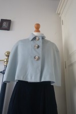 Ronit Zilkha Cape Coat Blue Uk10