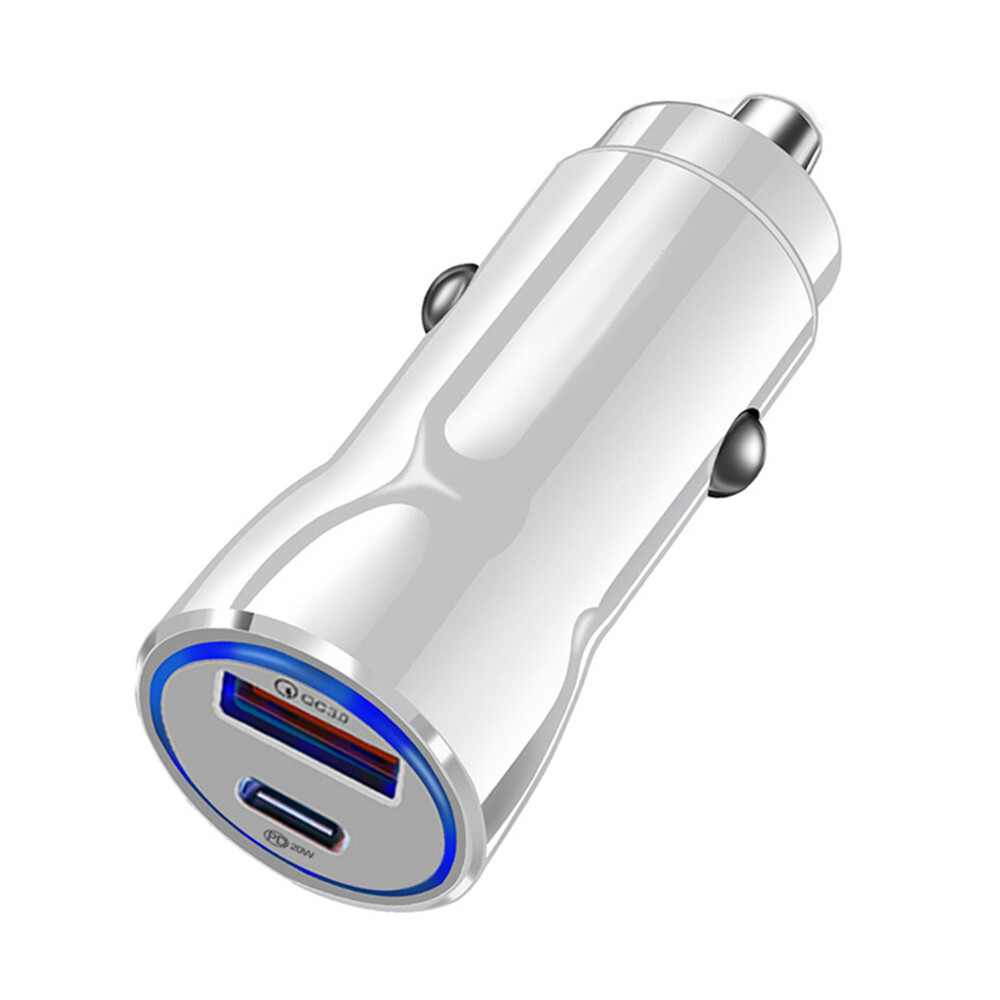 Car Charger Dual USB Type C Quick Charging Cigarette Charger For