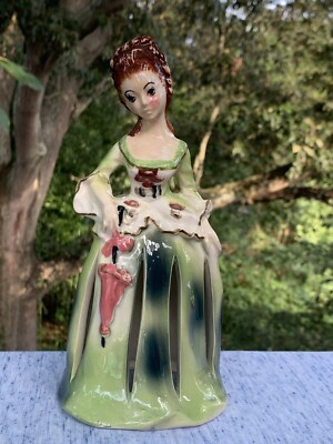 Vintage RELCO Scarlett O Hara Peachtree Street The Drapery Dress Statue  sj4j2