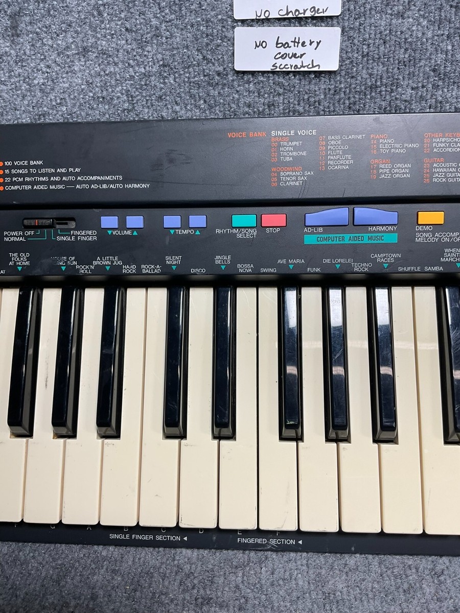 Yamaha PSR-2 Keyboard 🎶🖤 49-Key Portatone – Vintage Black