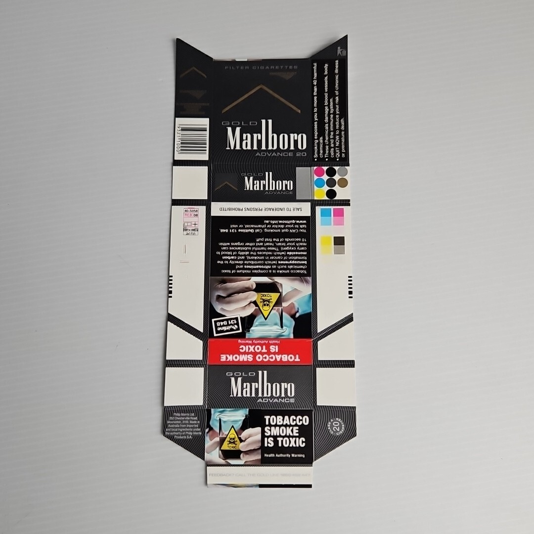 marlboro cigarettes ingredients Cigarette Packet Empty Flat Pack NOS Unfolded Marlboro Lot of 5