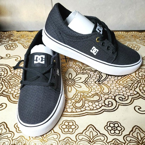 DC Shoes YOUTH Trase TX SE (ADBS300252) COLOR BLACK/GREY/WHITE, SIZE 3.5  OPEN BX | eBay