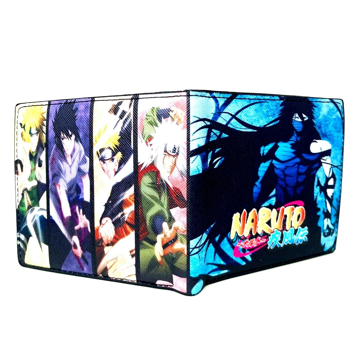 Naruto Shippuden Jiraiya Naruto Minato Sasuke Print Bi-Fold Anime