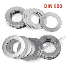 100x Shim Washers DIN 988 High Quality 0.1mm / 0.2mm / 0.3mm / 0.5mm Thick