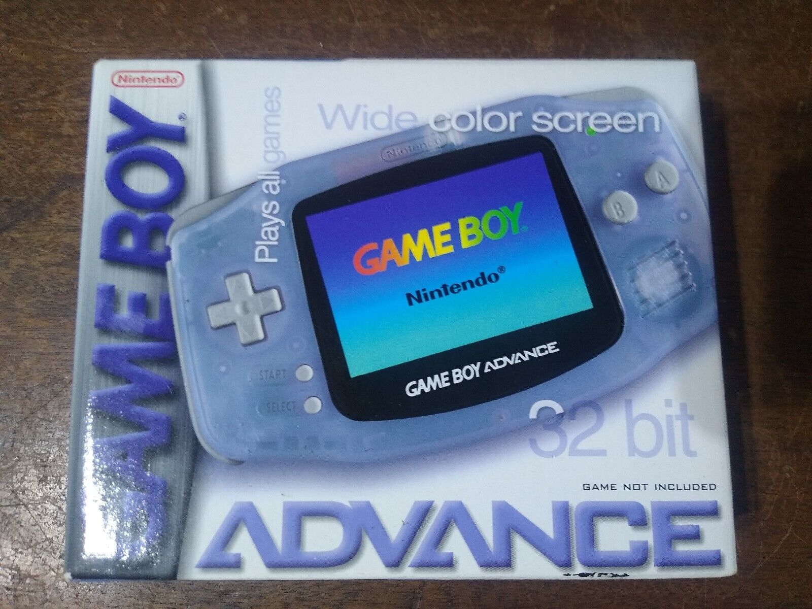 Nintendo Game Boy Advance 32GB Glacier Handheld System for sale online