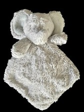 Babies R Us Geoffrey 2015 Elephant Baby Lovey Security Blanket Gray Fuzzy Plush