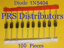 100 Pieces Diode 1N5404 3Amp 400V Replacing 1N5403 / 1N5402 / 1N5401 / 1N5400