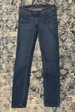 Levi's Demi Curve Women's Jeans Blue Sz 26/32 Low Rise Skinny Stretch Denim