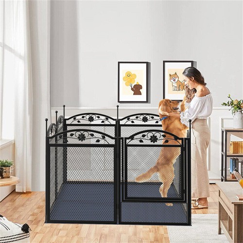 BingoPaw XL Dog Whelping Pen Puppy Fertility Fence Indoor Outdoor with Floor Mat - Picture 4 of 14