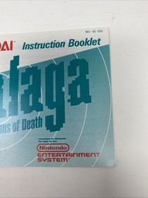 Galaga - Nintendo NES- Manual Only