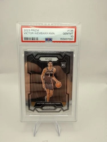 2023 Panini Prizm Basketball Victor Wembanyama RC #136 PSA 10