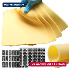 3MM Thick Tattoo Practice Skin, 4pcs 7.8x7.8in Blank tattoo Fake Skin Silicone S