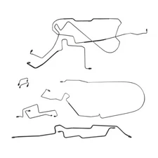 Brake Line Kit Complete Tubes With ABS 1996-06 Jeep Wrangler TJ Stainless 11pc