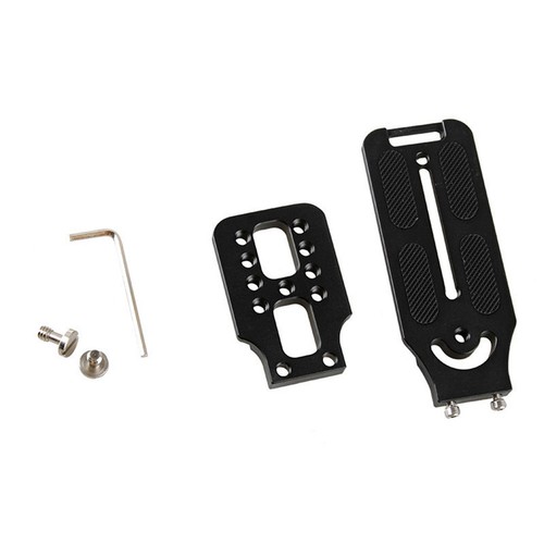 Camera L Bracket Vertical Horizontal Switching Tripod Head Quick Release Plate a - Foto 3 di 6