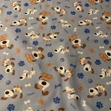 cotton fabric by the yard- Dogs