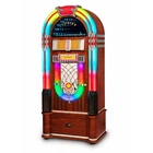Crosley Digital LED Jukebox with Bluetooth - Walnut With Stand
