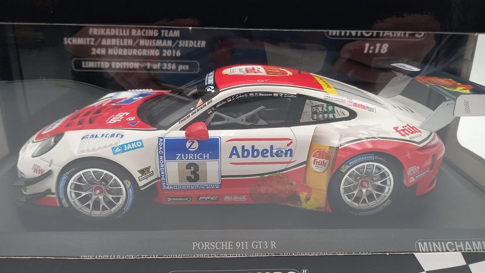 MIN153166003 Minichamps Porsche 911 GT3 R 24h Nurburgring 2016 1/18 - Immagine 3 di 4