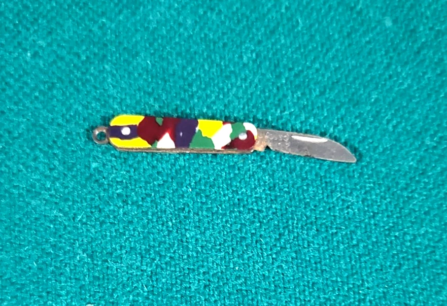 VTG 1930s Cracker Jack Prize Mini Knife Celluloid Handle, Made In Czechoslavakia - Image 3 of 4