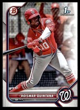 2022 Bowman Baseball #BP-83 Roismar Quintana Nationals 1st Bowman Paper
