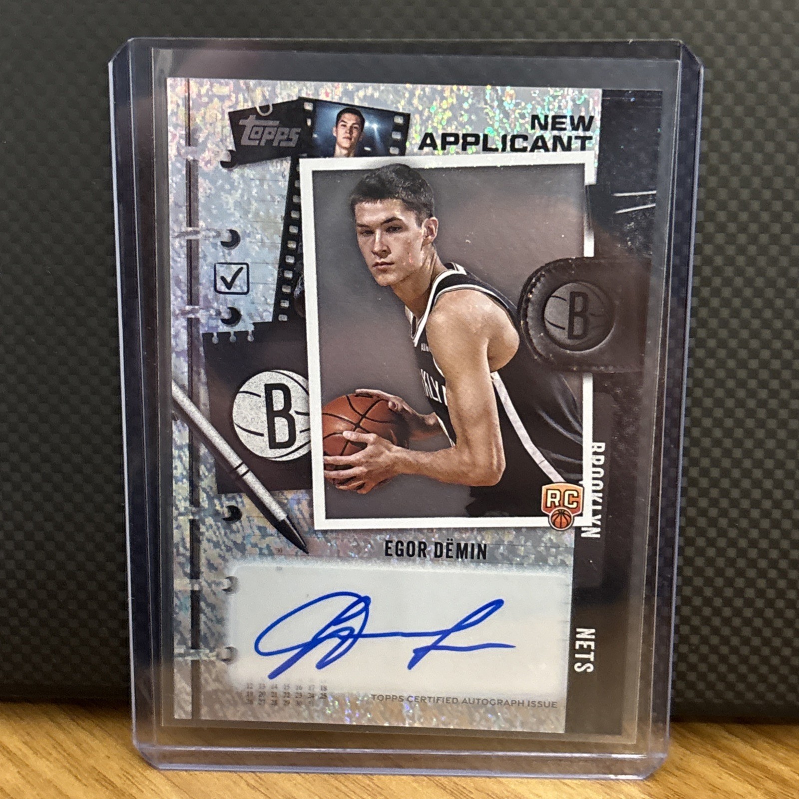 2025-26 Topps New Applicant Auto Egor Demin Holo Foil #NA-ED